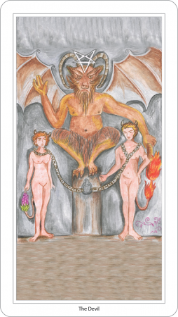 La carte de tarot du diable